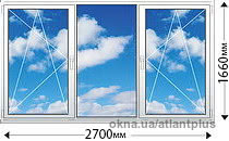 Теплая лоджия Veka 2700х1660